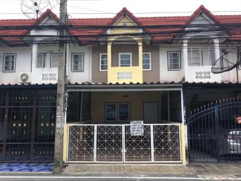ขายทาวน์เฮ้าส์ ติดถนนแพรกษา ทำเลดีมีอนาคต หมู่บ้านแสงปัญญา I บ้านดีแอสแสท เจ้าของขายเอง