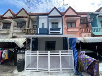 ขายทาวน์เฮ้าส์ถนนปู่เจ้าสมิงพราย สุขุมวิท สำโรง รีโนเวทใหม่ทั้งหลัง ทำเลดีมาก ใกล้สะพานภูมิพล ด่วนวงแหวน หมู่บ้านสุรินทร์การ์เด้นท์