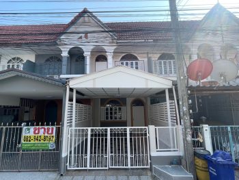 ขายทาวน์เฮ้าส์ ถนนเทพารักษ์ แพรกษา ซอยมังกร ขจรวิทย์ หมู่บ้านกล่อมพิรุณ ตกแต่งใหม่ ราคาถูก