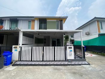 ขายทาวน์เฮ้าส์ พฤกษา 125 ลาดกระบัง – สุวรรณภูมิ ถนนบางนาตราด ศรีวารี หัวเฉียว หลังมุม สวย แต่งใหม่